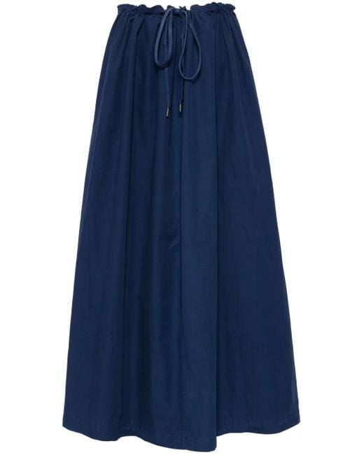 Aspesi Blue Wrap Midi Skirt