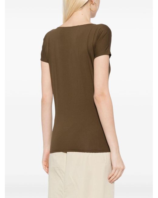 Lemaire Uネック Tシャツ Brown