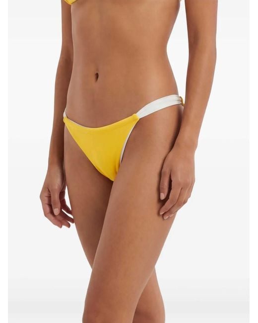 Leslie Amon 90S Slice Bikinislip in het Yellow