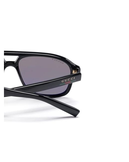 Gucci Gray Pilot-Frame Sunglasses for men