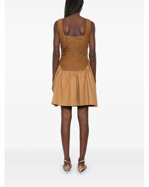 Abadia Brown Kaya Mini Dress