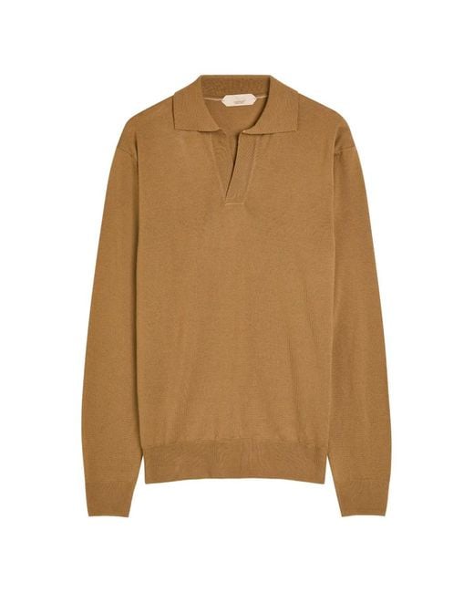 Aurélien Natural Polo-Collar T-Shirt for men