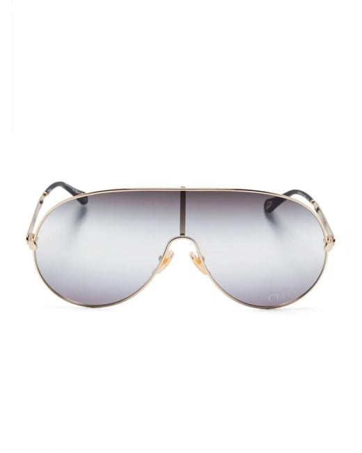 Chloé Gray Aly Sunglasses