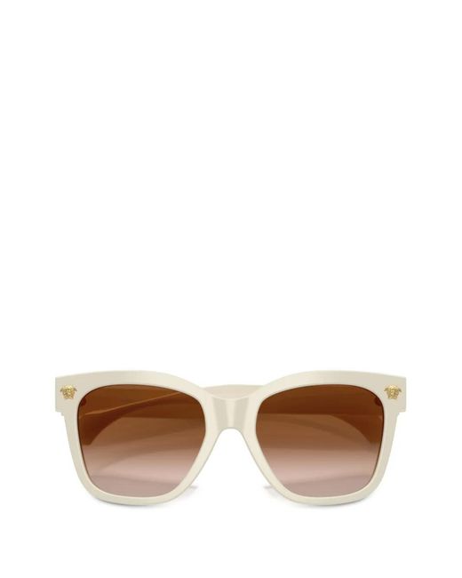 Versace White Medusa Head Sunglasses