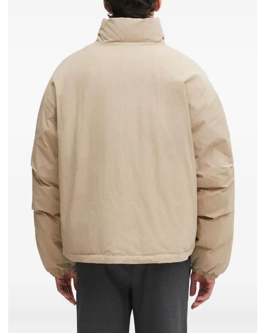 The North Face Natural Buttoned Funnel-Neck Jacket for men