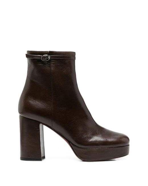 Roberto Festa Brown Sofyra Round-Toe Boots