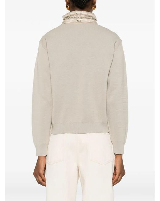 Herno Natural Gesteppte Jacke Mit Reißverschluss
