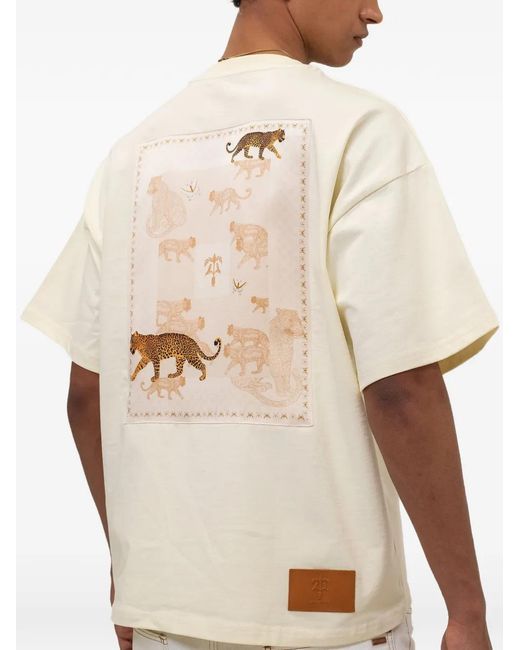 PLACE OF ELMS White Jaguar Dreams T-Shirt for men