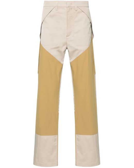 Roa Natural Panelled Cargo Trousers for men