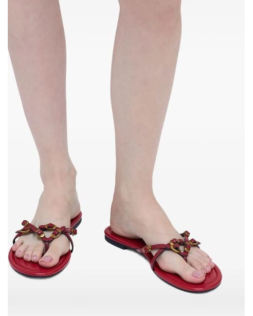 Marc Jacobs Red The Kiki Leather Sandals