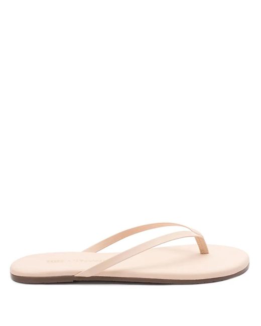 TKEES Pink Lily Flip Flops