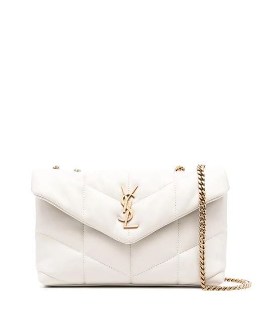 Saint Laurent Natural Paris Loulou Puffer Toy Mini