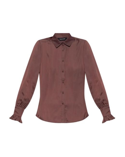 Zadig & Voltaire Purple Thely Shirt