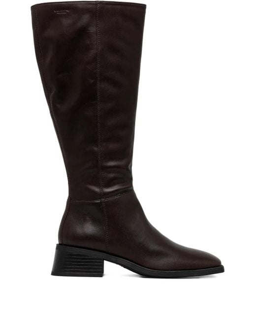 Stivali Con Punta Quadrata di Vagabond in Black