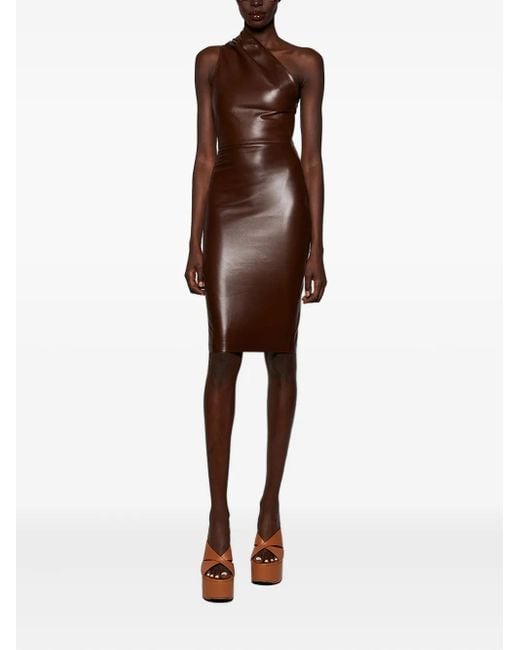 Sandalias 155 Salma con plataforma AMINA MUADDI de color Brown