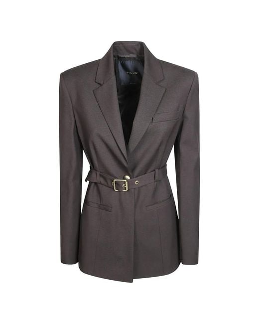 Pinko Black Belted Jacket