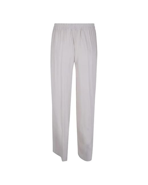Rossopuro White Elasticated Trousers