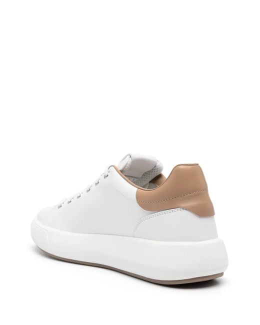 Stuart Weitzman White Sw Pro Leather Sneakers