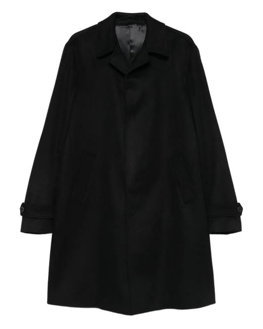 メンズ Lardini Side-pockets Single-breasted Coat Black