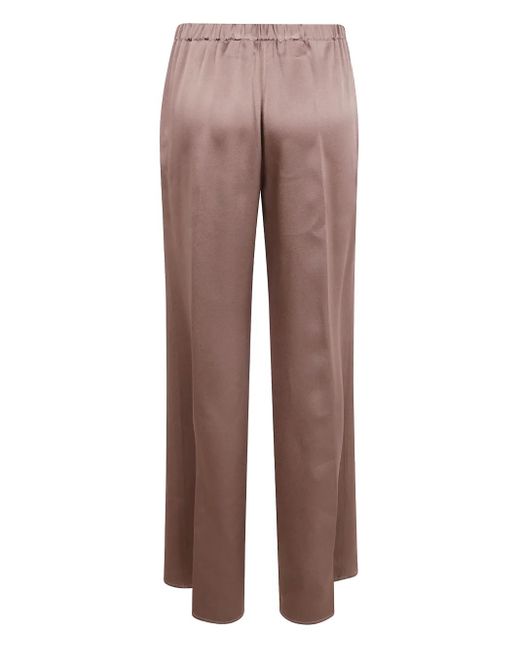 Antonelli Brown Elastic-Waist Trousers