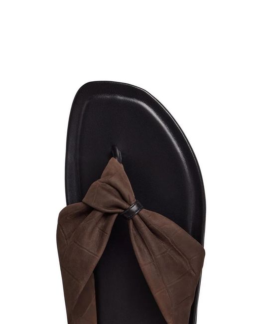 Loulou de Saison Brown Leather Sandals
