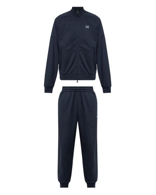 EA7 Jogginganzug mit Logo-Patch in Blue für Herren