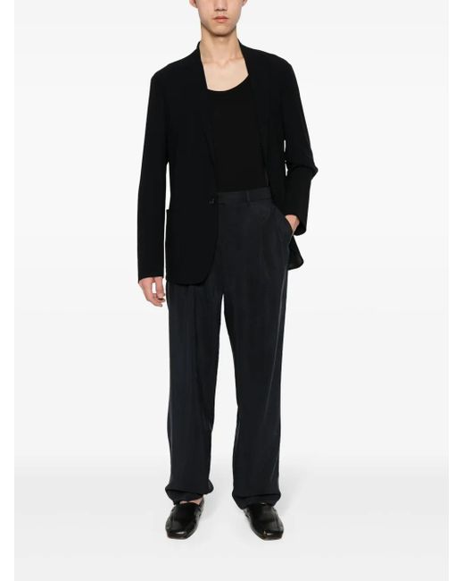 Giorgio Armani Black Wool Jacket for men