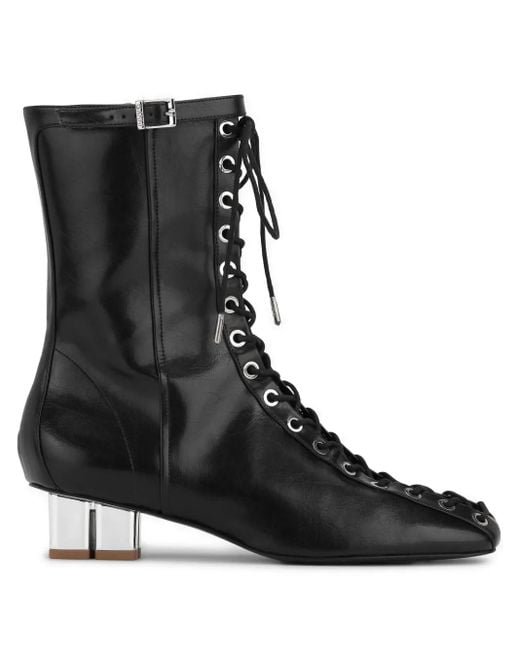 Ganni Black Leather Boots