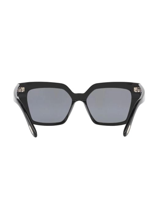 Tom Ford Gray Oversize-Frame Sunglasses