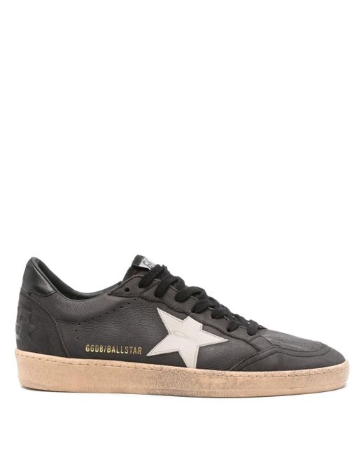 Golden Goose Deluxe Brand Brown Ball Star Sneakers for men
