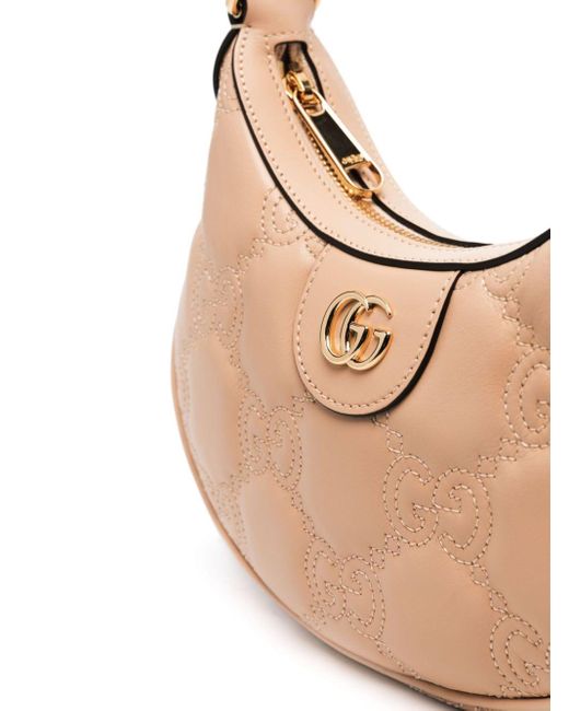 Gucci Natural Small Gg Matelassé Shoulder Bag