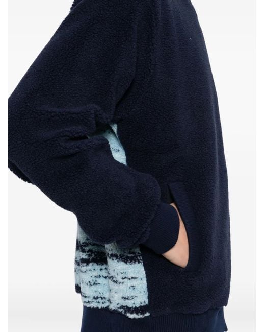Agnes B. Blue Classe Bomber Jacket for men