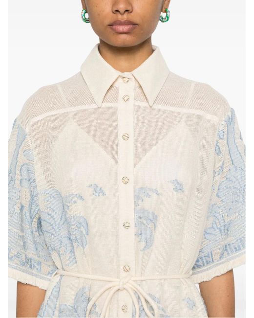 chinese dress ladies Zimmermann Ottie Lace Mini Dress