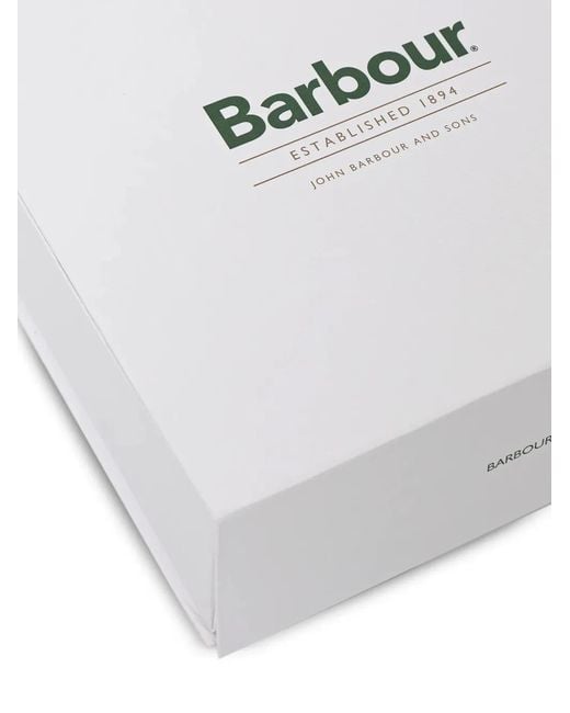 Barbour Black Pom-Pom Waffle-Knit Beanie Hat for men