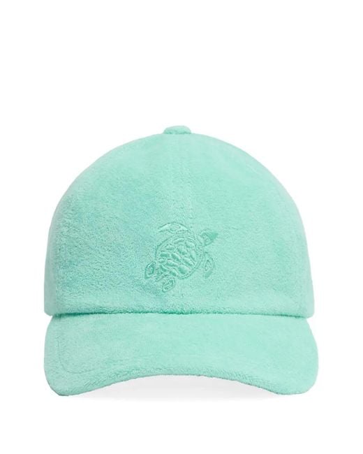 Vilebrequin Green Turtle-Embroidered Hat for men
