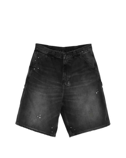 Carhartt Black Oversized-Fit Shorts for men