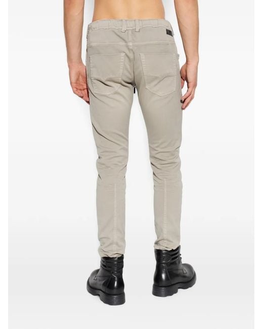 DIESEL Gray E-Krooley Drawstring Trousers for men