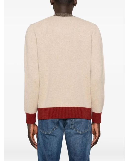 Ballantyne Multicolor Argyle-Knit Jumper for men