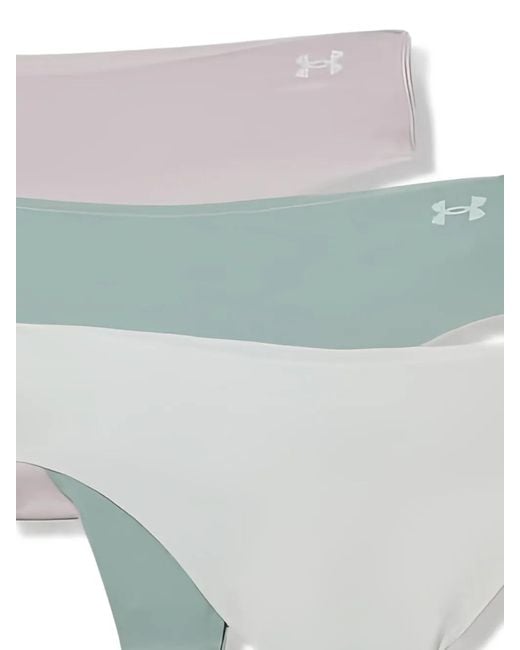 Under Armour Gray Logo Thongs (Pack Of Three)