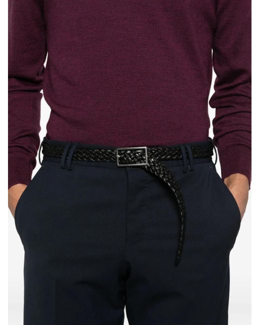 PT Torino Blue Wool Trousers for men