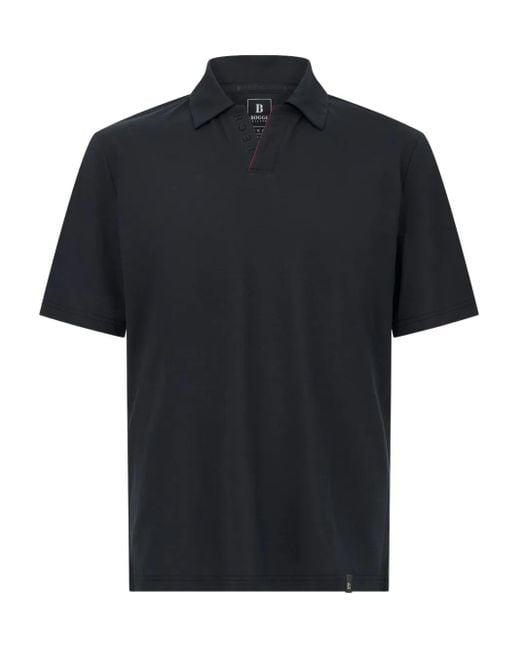Boggi Black Piqué Polo Shirt for men