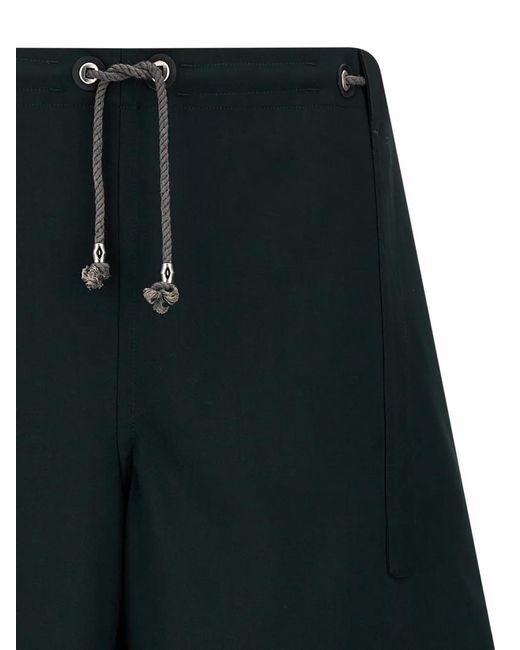 Kiko Kostadinov Black Kyan Shorts for men