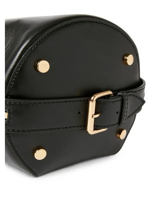 Stella McCartney Black Buckle-Detail Tote Bag