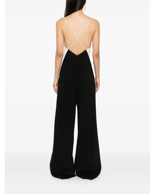 Tom Ford Black Georgette Jumpsuits