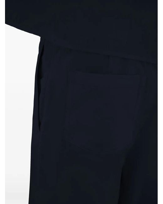 Laminar Blue Drawstring Patch Pocket Trousers
