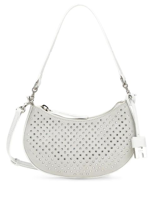 Hogan White Mini Hocket Schultertasche