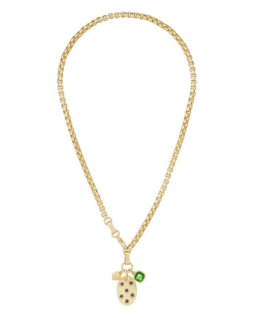 Roxanne Assoulin Metallic Sapphire-Pendant Necklace