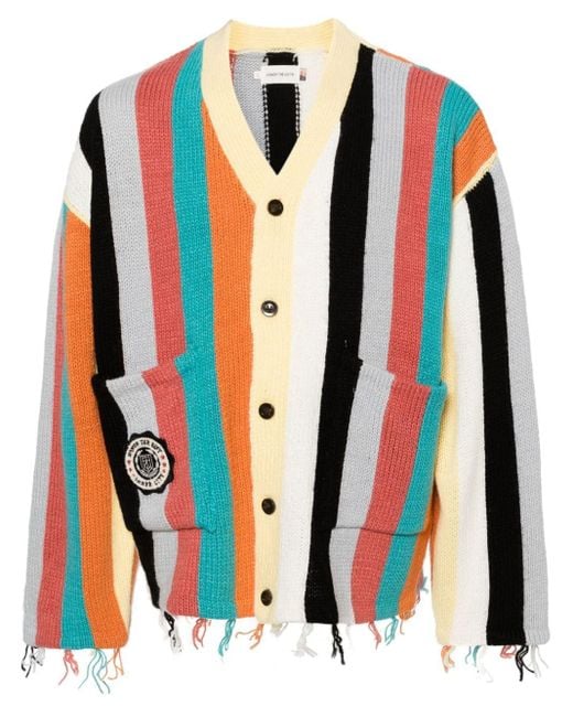 Honor The Gift Blue Heritage Striped Cardigan for men