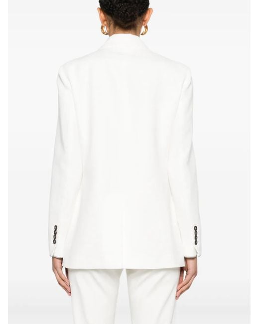 Brunello Cucinelli ダブルジャケット White