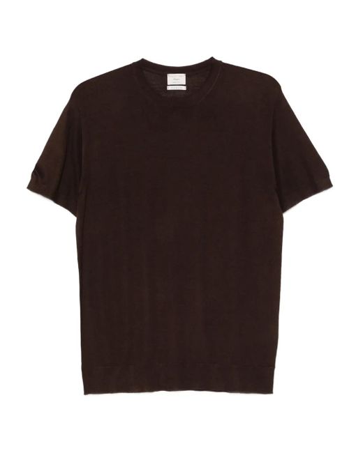 Daniele Fiesoli Black Short-Sleeve Crew-Neck T-Shirt for men